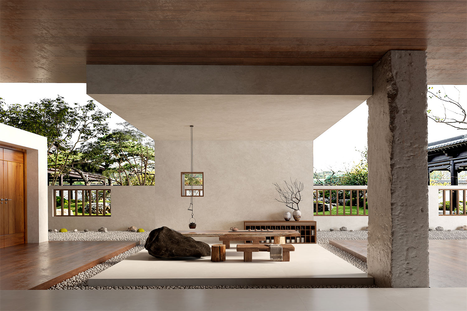 原野·麦黄效果图