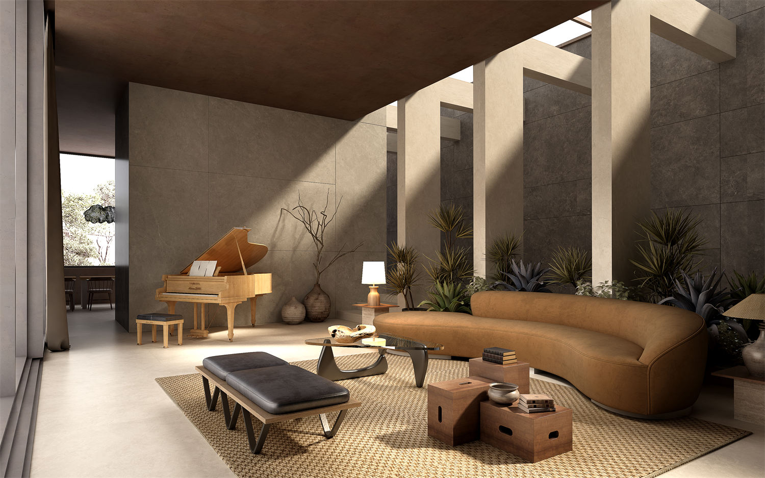 原野·碳灰效果图