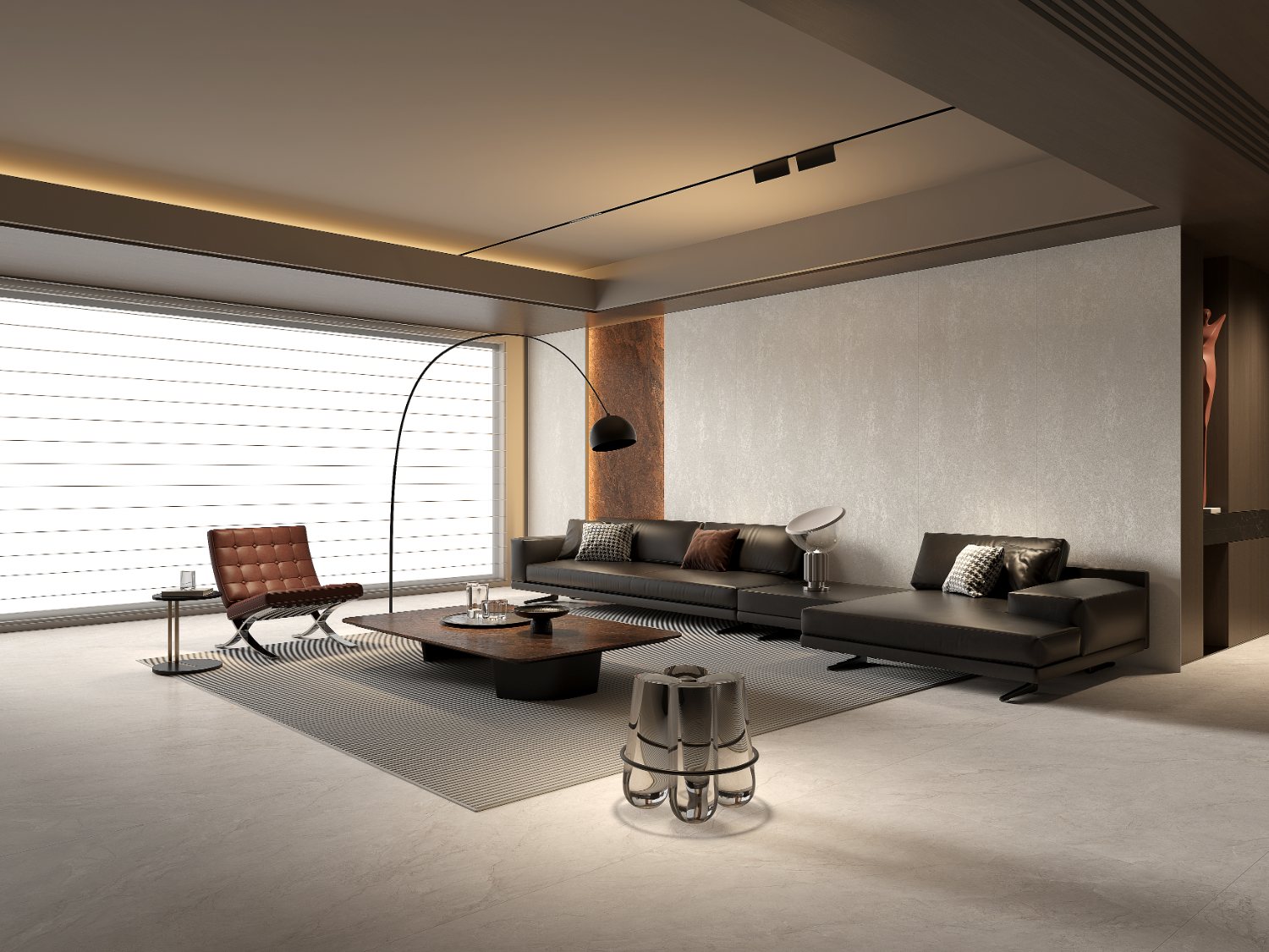 水烟·米黄效果图