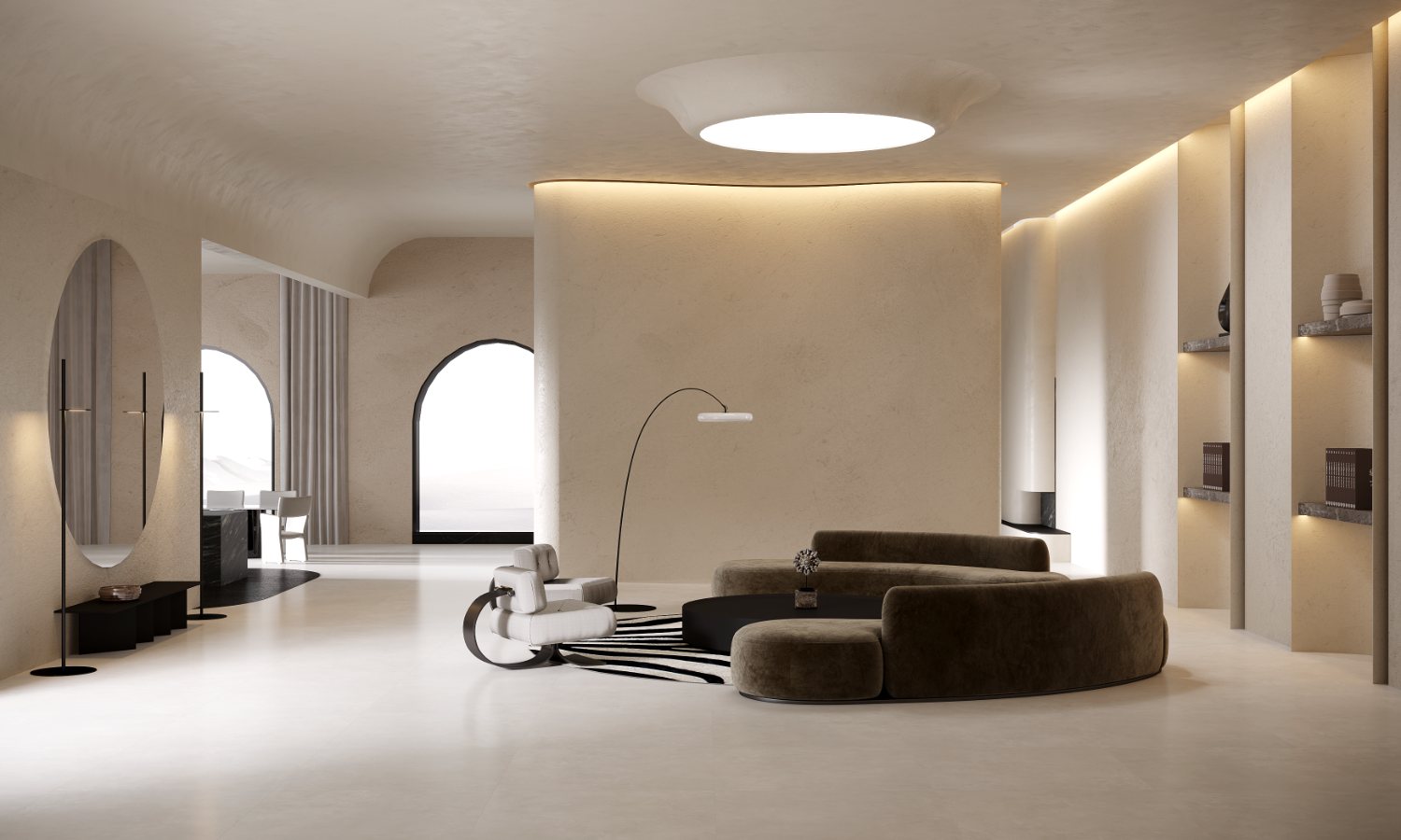 天青·米灰效果图