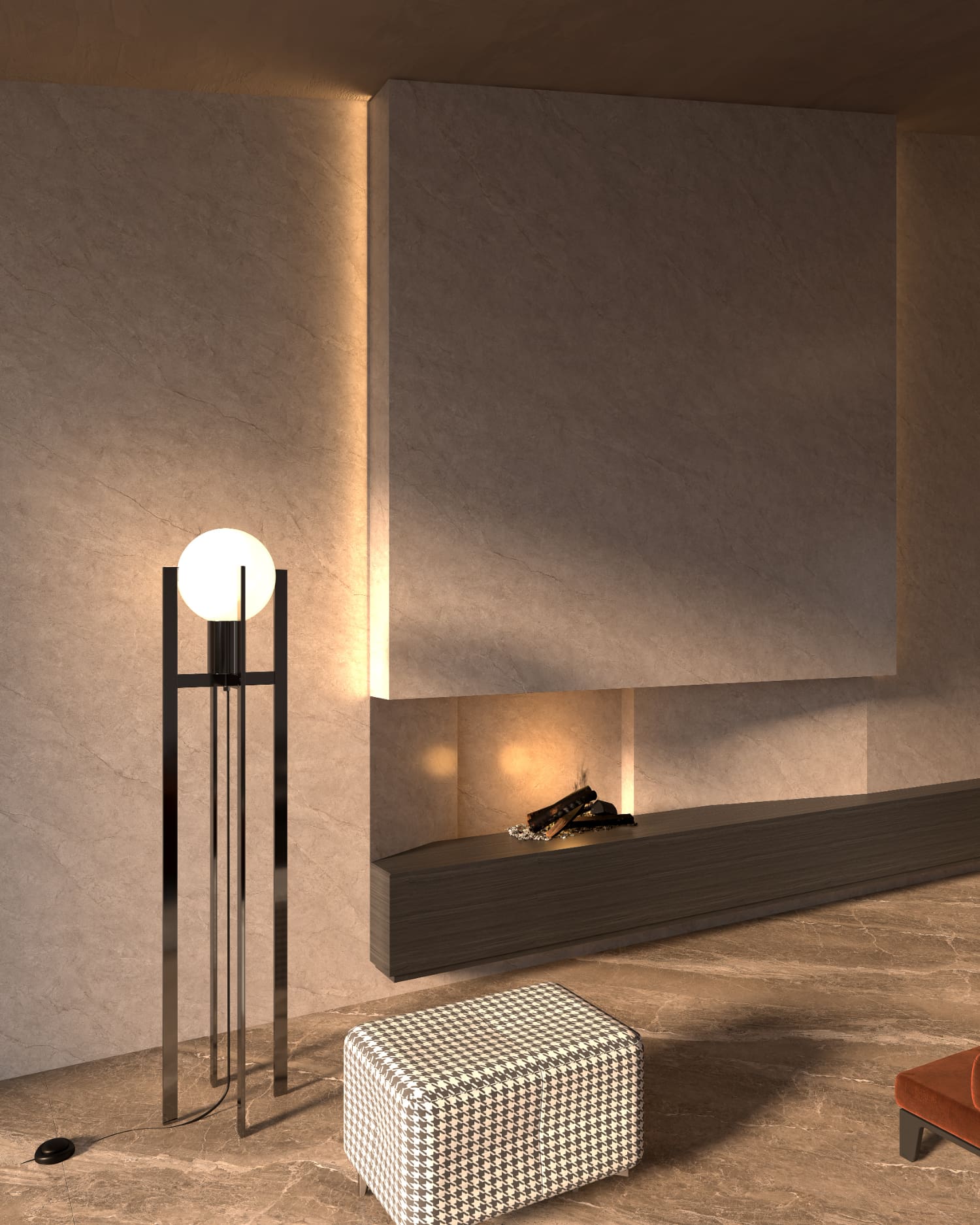 旷野·米灰效果图